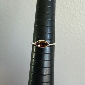 Smokey Quartz Stackable Ring